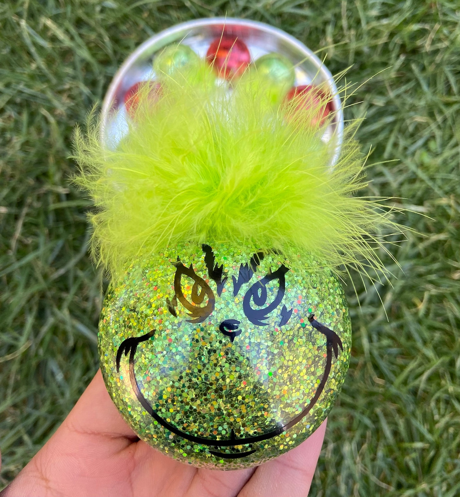 Grinch Disc Ornaments Grinch Disc Ornaments