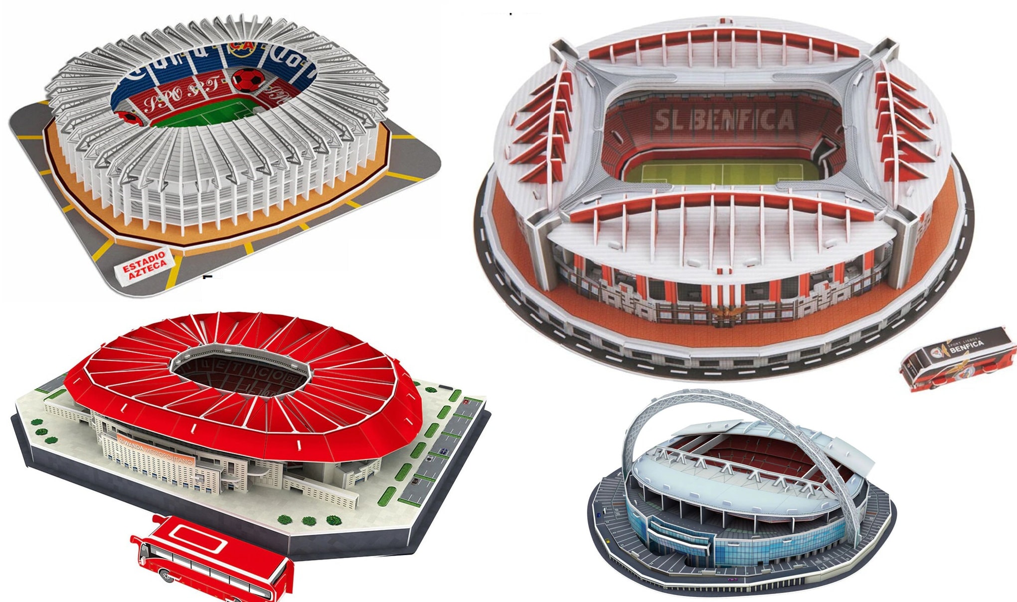 3D World Famous Football Models Stadium Puzzle. - Etsy