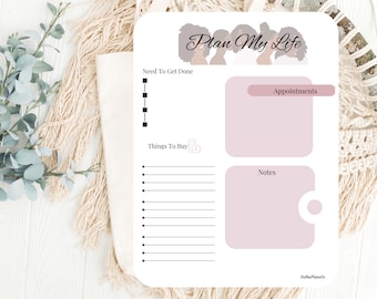 Daily Planner Printable/Daily TaskTemplate/Productivity PDF
