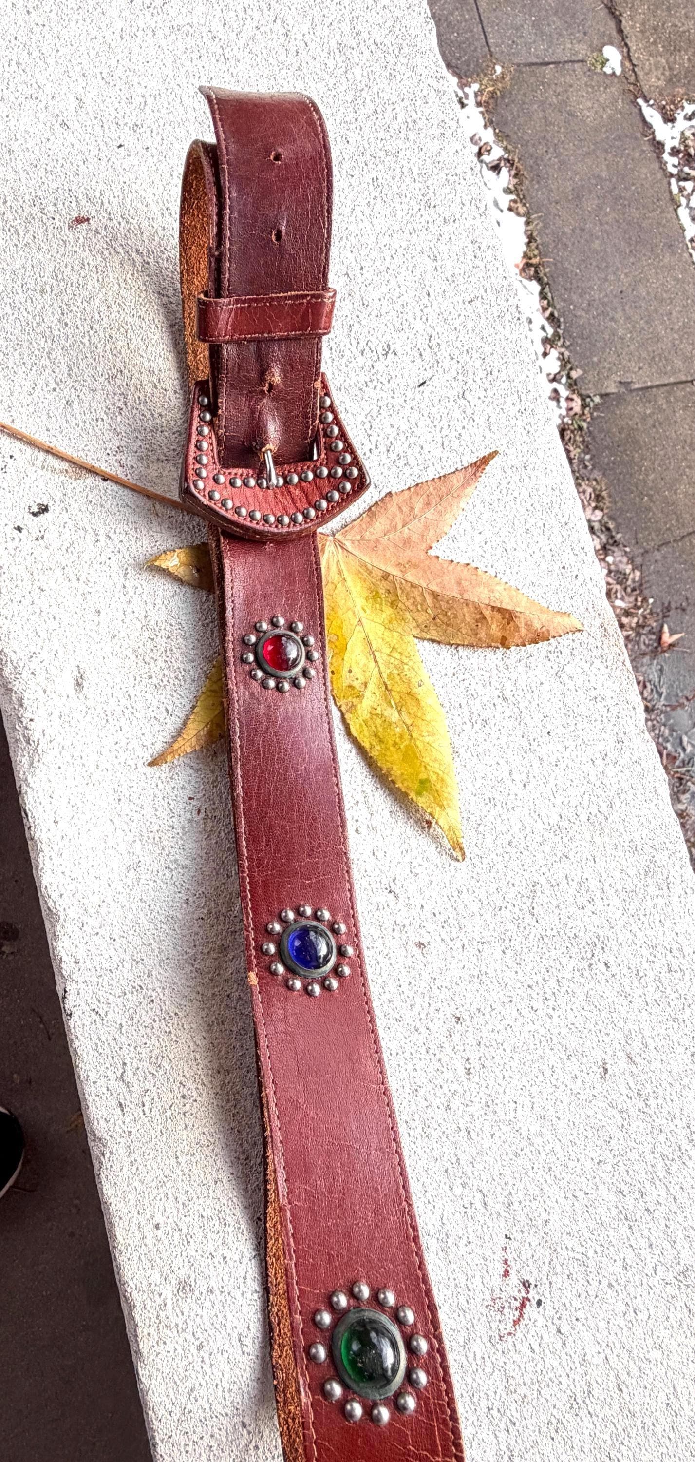 Studded Boho Belt - Etsy display picture 1