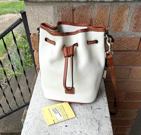 DOONEY & BOURKE Drawstring Small Mini White Ivory… - image 1