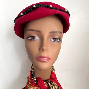 Henry Pollak Red Hat - Etsy display picture 1