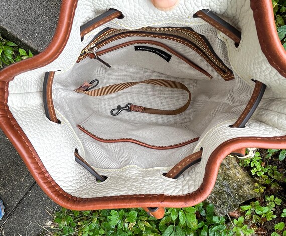 DOONEY & BOURKE Drawstring Small Mini White Ivory… - image 5