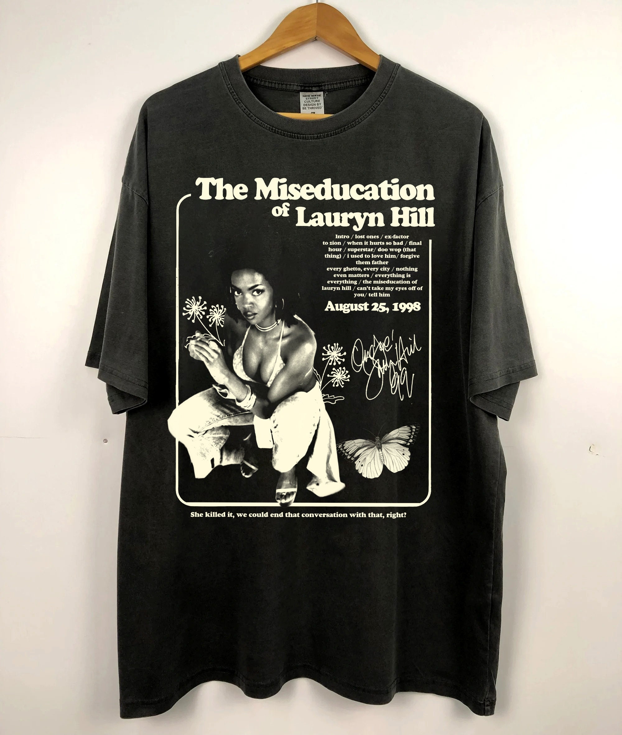 Lauryn Hill Retro Graphic T-shirt, the Miseducation of