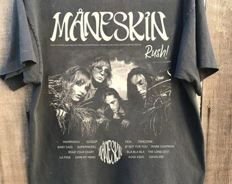 Comfort Color Måneskin Rush Tour 2023 Shirt, Maneskin Shirt