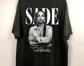Sade Adu Shirt, Sade Adu World Tour Tshirt, Sade T Shirt