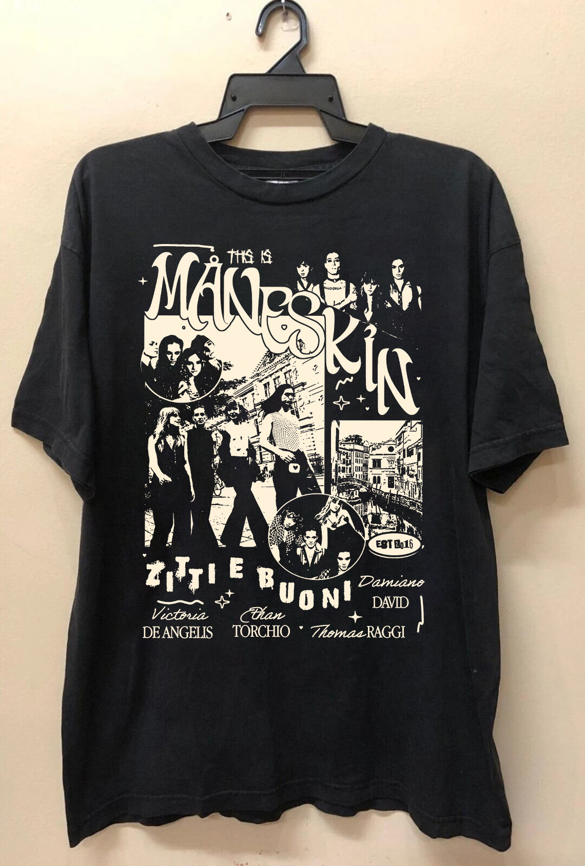 Maneskin T-shirt, Sweatshirt , Måneskin Rock Band T-shirt