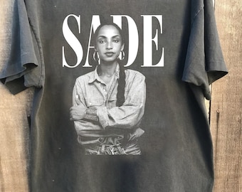 Sade Adu Shirt, Sade Adu World Tour Tshirt, Sade T Shirt ,sade Adu