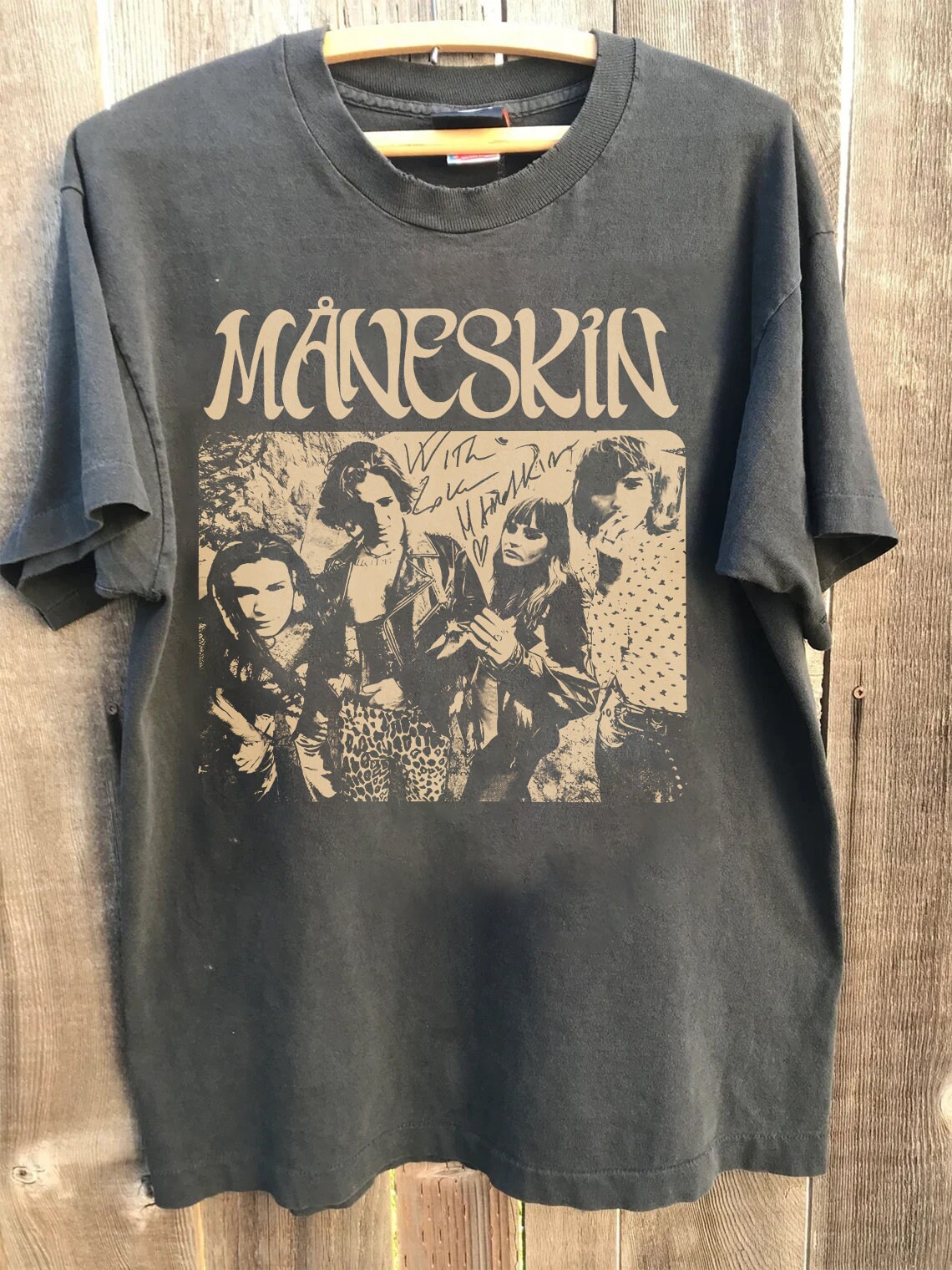 Maneskin T-shirt,rush World Tour Måneskin Tour 2024 Shirt