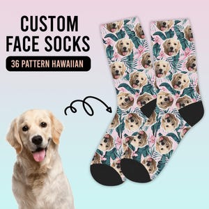 Custom Pet Photo Socks, Funny Dog Socks, Custom Cat Socks, Personalized Pet Photo Socks, Socks for Mom Dad, Fathers Day Gifts, Dog Dad Gifts