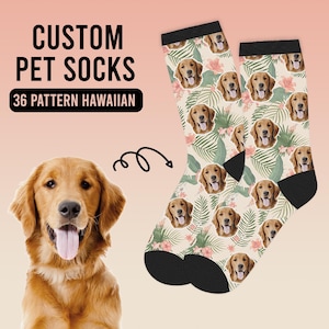 Custom Pet Photo Socks, Dog Face Socks, Personalized Pet Socks, Custom Dog Socks, Fathers Day Gifts, Custom Cat Socks, Dog Face Gift