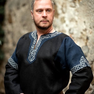 Tunic VIKING (black-blue)