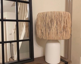 Handmade Raffia Lampshade