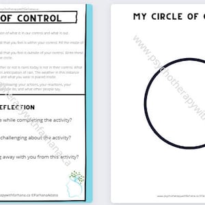 Circle of Control Activity - All Ages