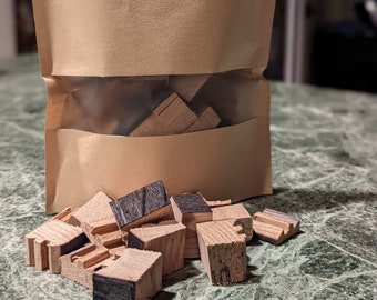 Bourbon Barrel Smoker Chunks - Oak Grill Chips