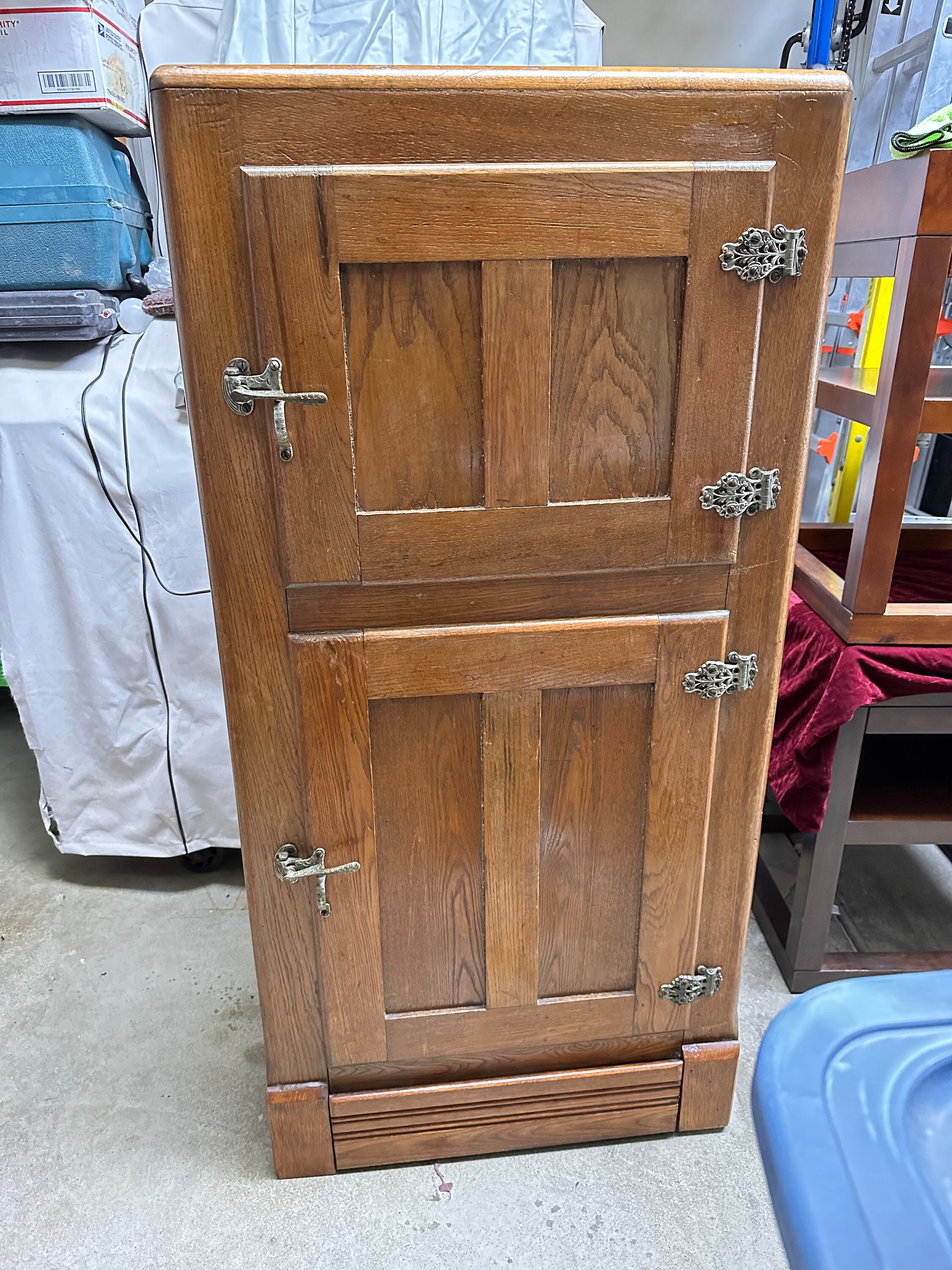 White clearance clad nightstand