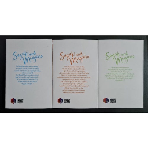 Anime Comic Book Sasaki And Miyano Vol. 1-4 Full Set Manga by Shou Harusono English Version + Gift For Anime Movie Lovers shops + Express Shipping