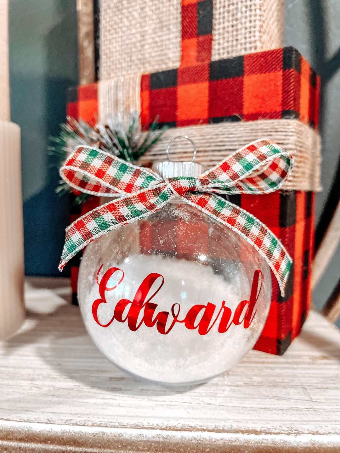 Custom Christmas Ball Ornaments 