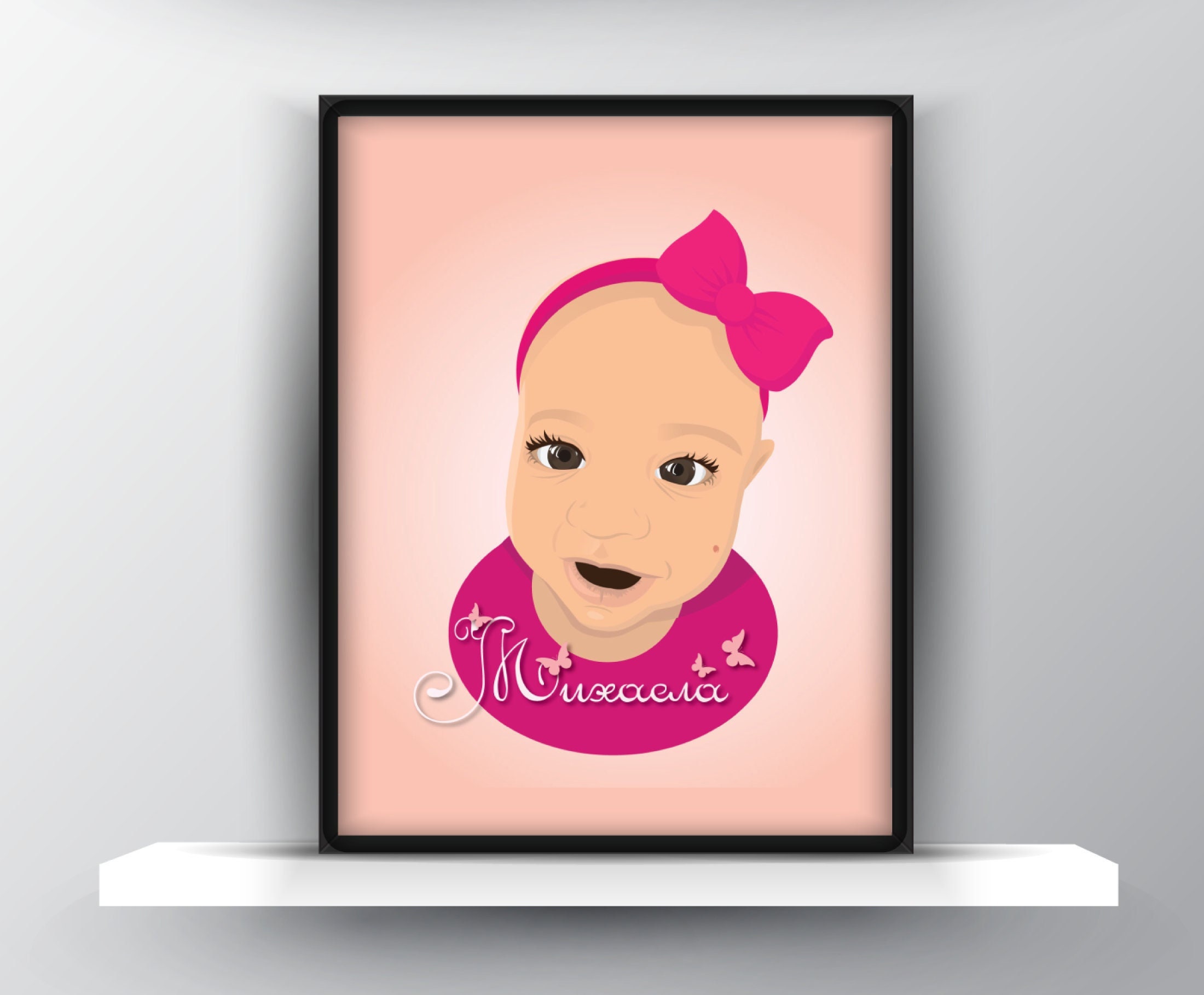 Cartoon Portrait, Digital Art Portrait, Custom Family Portrait