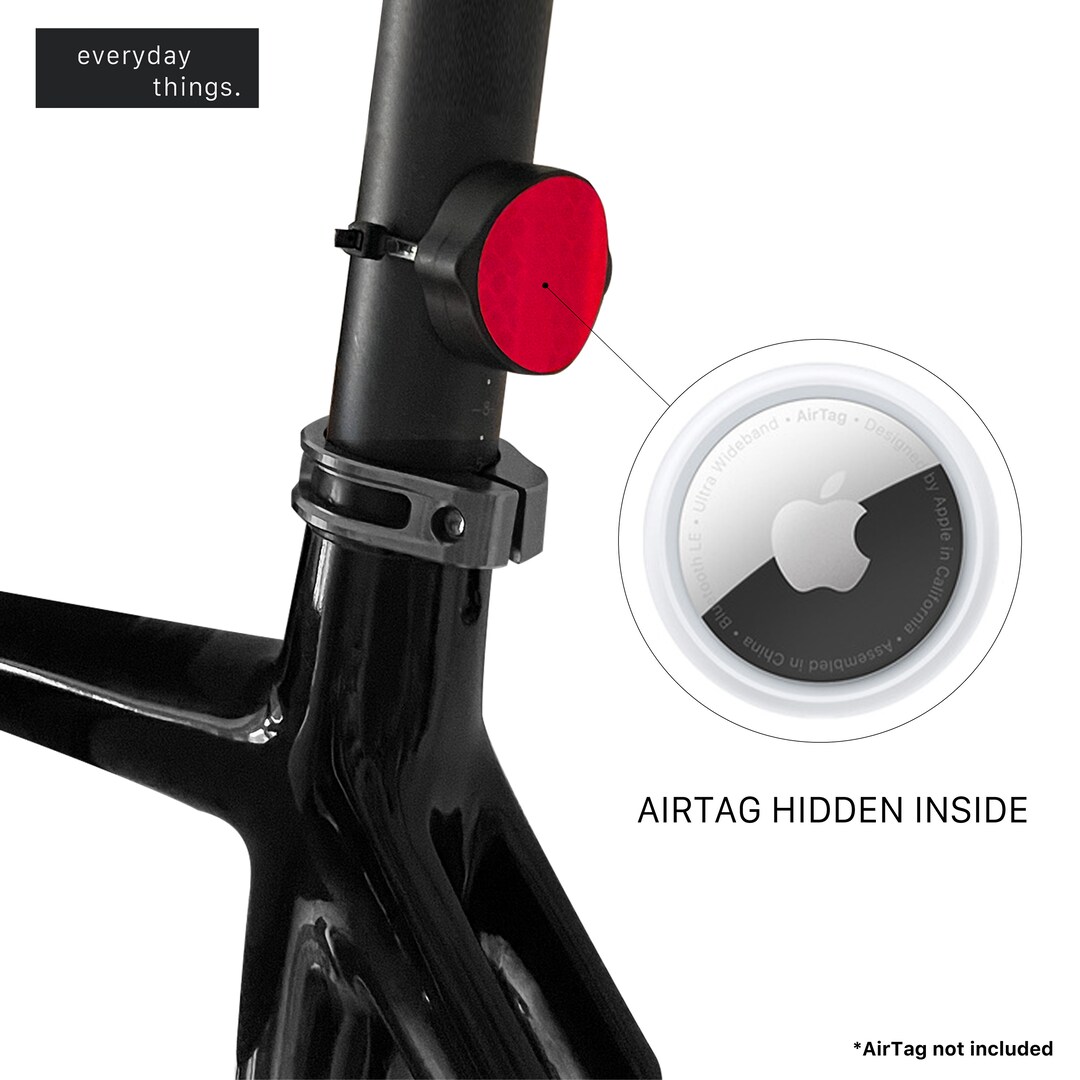 AirTag Bike Mount / Reflector. NO 3D Print Etsy