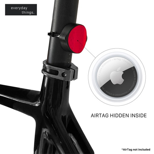 AirTag Bike Mount / Reflector.  NO 3D Print!