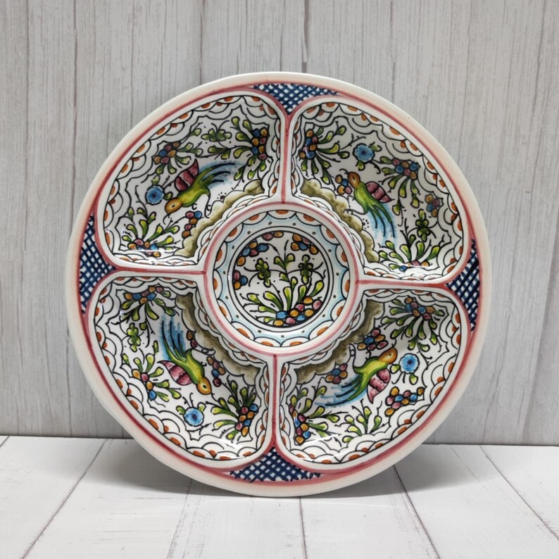 Vintage Appetizer Plate/ceramic Plate/unique Gift/ceramic Decoration