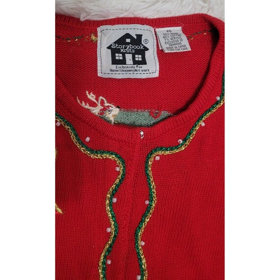 Storybook Knits Cardigan Sweater Christmas Holida… - image 3