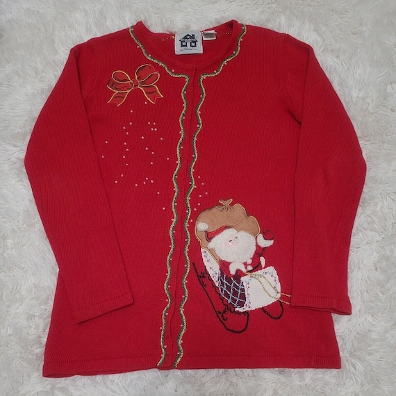 Storybook Knits Cardigan Sweater Christmas Holida… - image 1