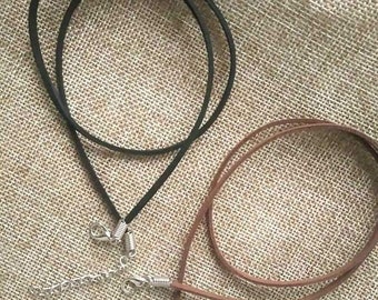 Black Cord Necklace - Etsy