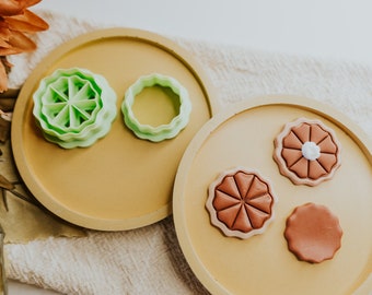 Whole Pie Polymer Clay Earring Cutter | Pie Clay Earring Cutter | Detailed Pie Slices Cutter | Fall Clay Cutters | Thanksgiving Cutter