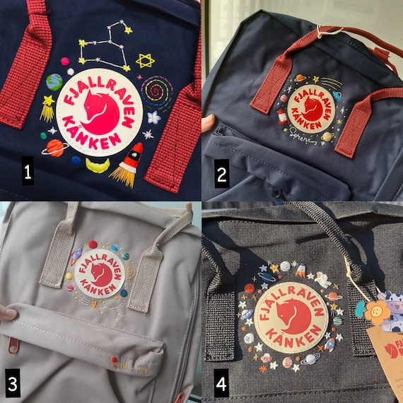 Etsy embroidered kanken hot sale