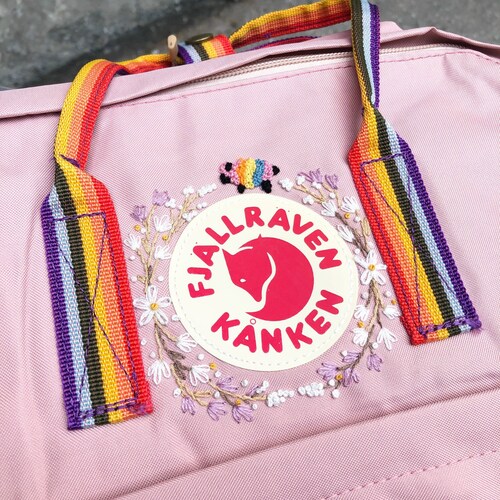 Fjallraven Kanken Embroidery Custom Backpack A Play Etsy