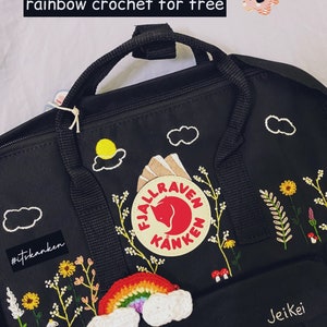 Fjallraven Kanken Embroidery Custom Backpack Kpaw image 3