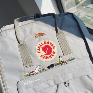 Fjallraven Kanken Embroidery Custom Backpack Lazy Days