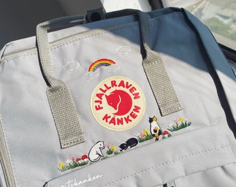 Fjällräven Kanken Embroidery Custom Rucksack Lazy Days