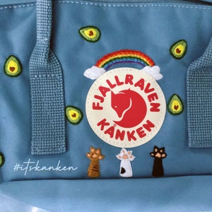 Fjallraven Kanken Embroidery Custom Backpack Kpaw image 2