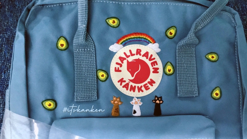 Fjallraven Kanken Embroidery Custom Backpack Kpaw image 2