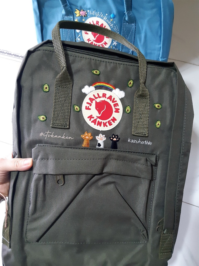 Fjallraven Kanken Embroidery Custom Backpack Kpaw image 1