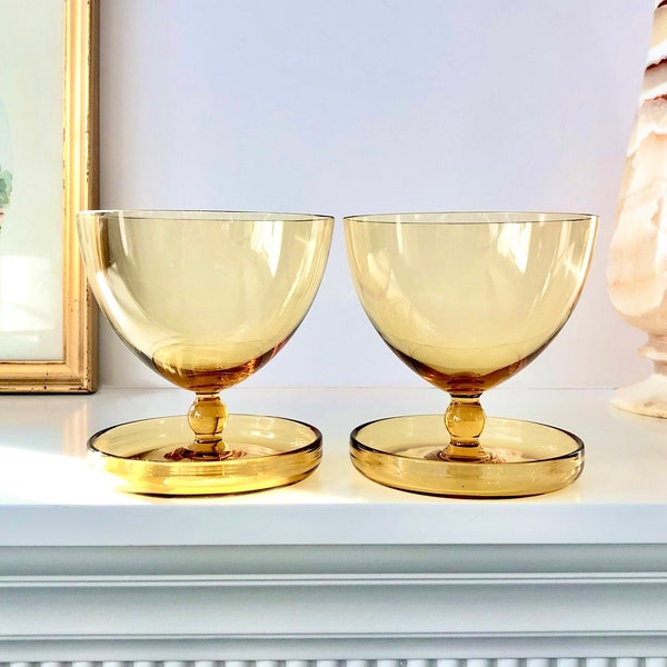 Glass Dessert Bowls Etsy