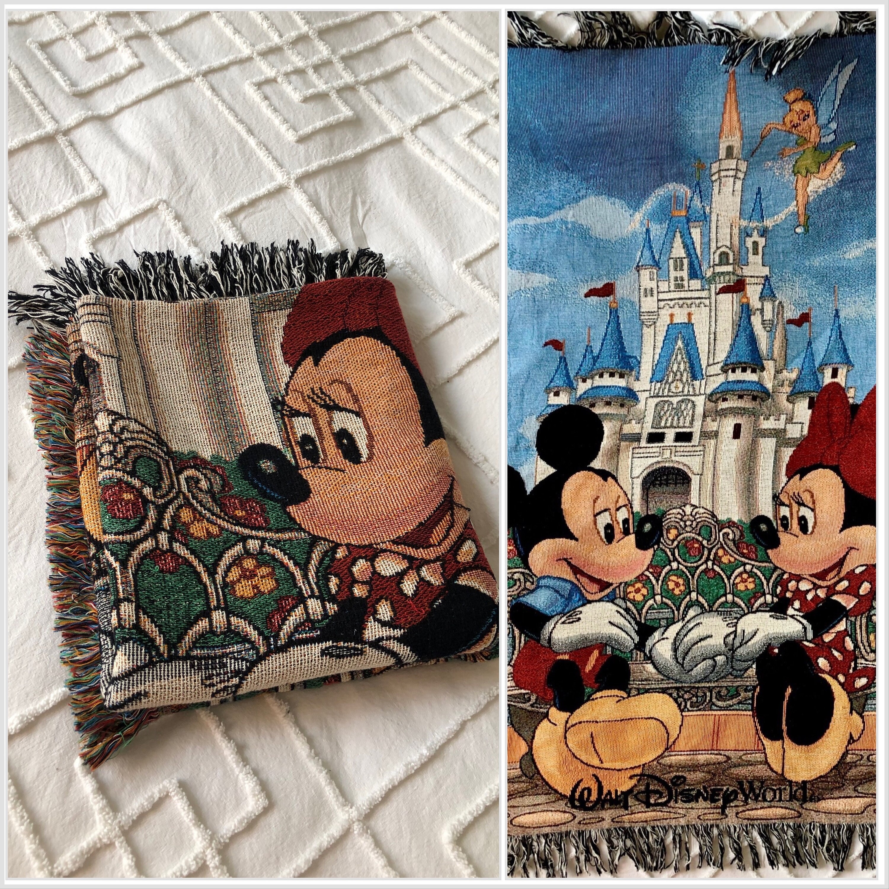 Old mickey mouse blanket best sale