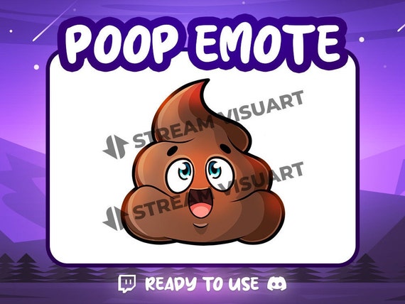 Kawaii Poop Twitch Emote Discord Emoji Youtube Subscriber - Etsy Kawaii Poop Twitch Emote Discord Emoji Youtube Subscriber - Etsy