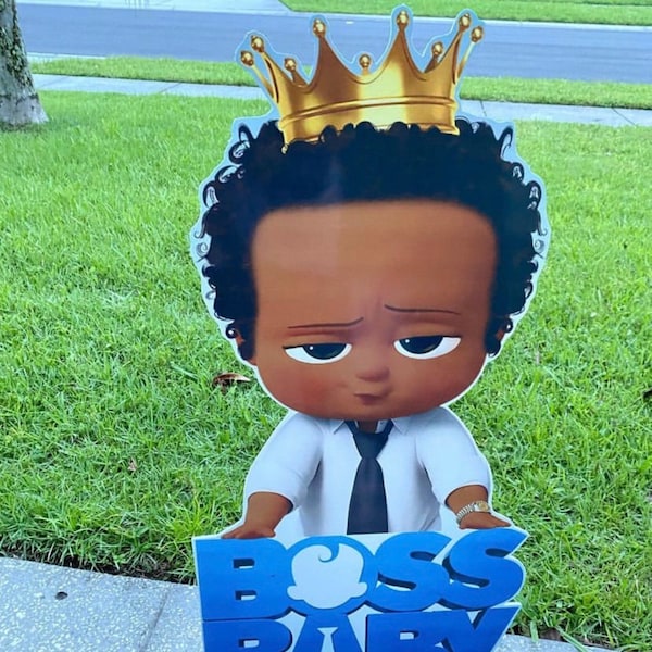 Baby Afro Standee Prop Party Decorations