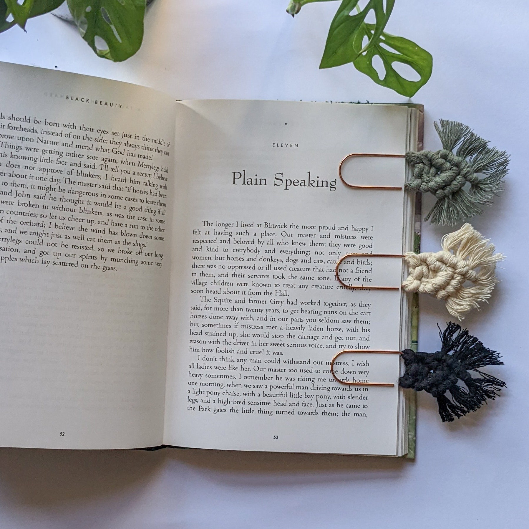 Macrame Bookmarks Macrame Paperclip Macrame Book Etsy