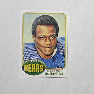 Walter Payton rookie Reprint card