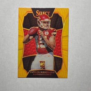 Patrick Mahomes rookie Reprint card
