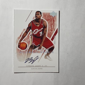 LeBron James Rookie Reprint Karte
