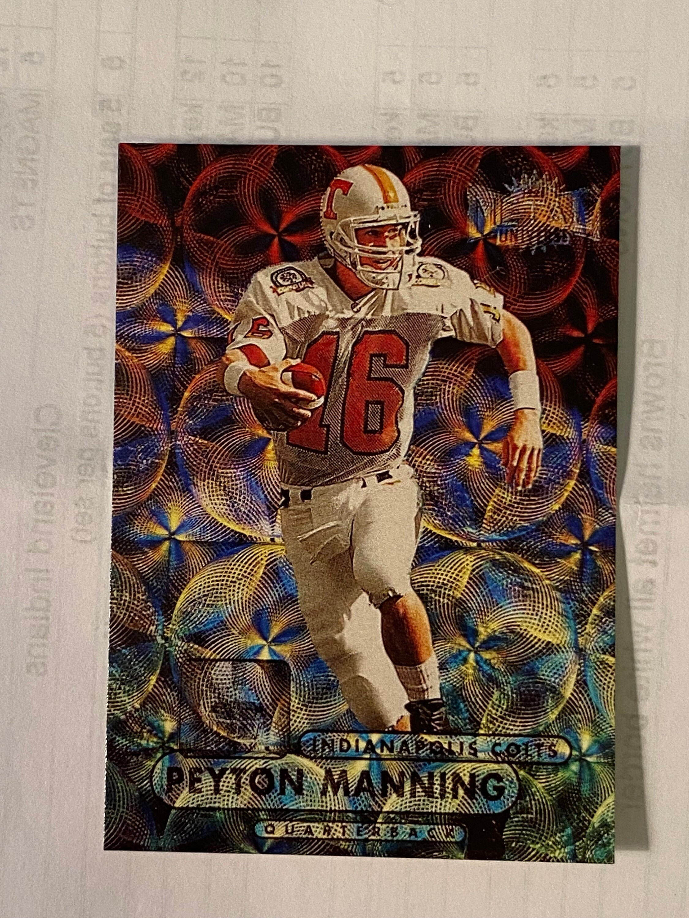 Peyton Manning Rookie RP Card - Etsy