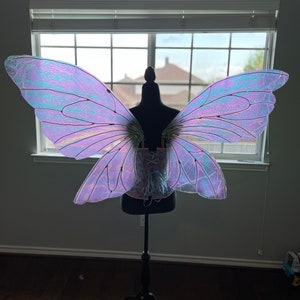 The Aurelian: Monarch Butterfly Inspired Steel Fairy Wings