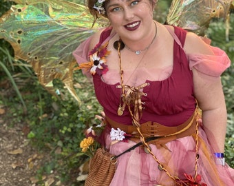 The Elisabeth: Hand-Shaped Steel Fairy Wings