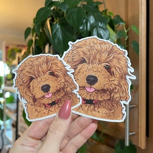Naklejka winylowa wodoodporna Cockapoo Puppy